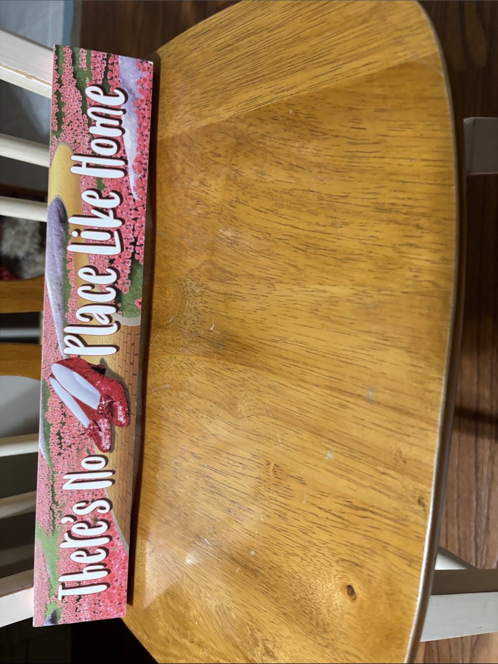 Pink "There's No Place Like Home" Wall Sign - Home Wall Decor - Picture 3 of 7